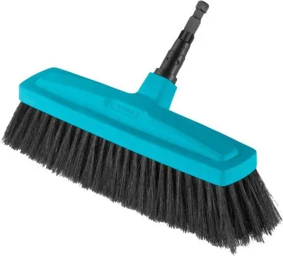 Immagine prodotto di Spazzola per aspirapolvere per interni, 34 cm, in plastica e crine di cavallo, rotonda