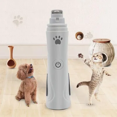 Produktbild von Elektrischer Hundekrallenschneider mit 3 Geschwindigkeitsstufen, LED-Licht und USB-Ladeanschluss