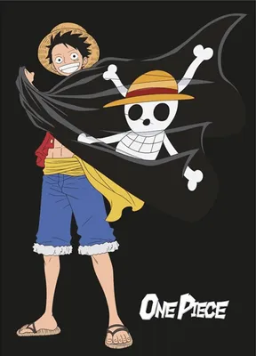 Obrázok produktu pre One Piece Fleece-Plaid Schwarz 100 x 140 cm