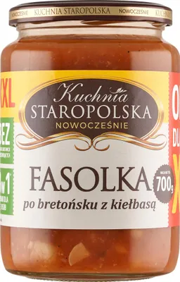 Obrázok produktu pre Fasolka po bretońsku w sosie pomidorowym 700 g