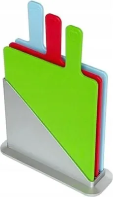 Zdjęcie produktu dla Deska do krojenia – zestaw desek do krojenia z uchwytem – 3 sztuki – 23 cm x 30 cm x 0,6 cm