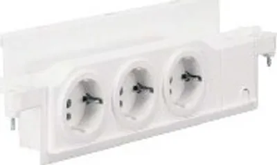 Obrázek produktu pro HW zásuvka 3-f., integr - Příslušenství pro rozdělovací desku VZ00HW