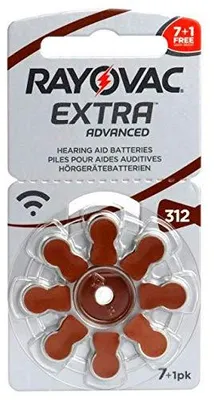 Produktbild von Rayovac Extra 312-80 Hörgerätebatterien, 10x8 Batterien