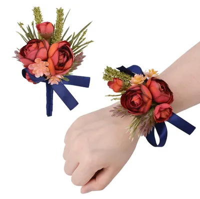 Produktbild von Solidchoice – Set aus Ansteckblume und Boutonniere für Hochzeiten und Feiern