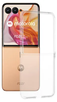 Obrázek produktu pro Techsuit Prhledn silikonov zadn kryt pro Motorola Razr 50 Ultra - Transparentn