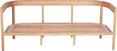 Produktbild von Designbank Bank Sitzbank Holzbank Gartenbank Ruhebank Rückenlehnenbank
