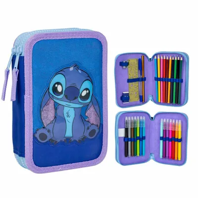 Immagine prodotto di CERDÀ - Podwójne Etui na Przybory Szkolne Disney Stitch - Oficjalny Produkt