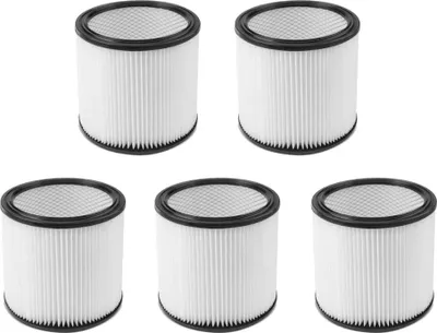 Produktbild von 5x Trade-Shop Patronenfilter Rundfilter Faltenfilter für Shop Vac Staubsauger ersetzt Shop Vac 903-04 90304 903-04-00 9030400 90350 90333