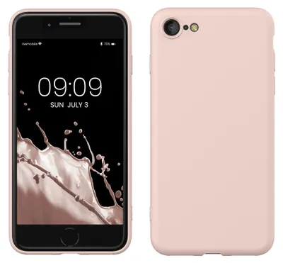 Produktbild von kwmobile Handyhülle für iPhone SE 2022 Hülle / iPhone SE 2020 / iPhone 8 / iPhone 7, für iPhone SE Hülle - Schutzhülle für kabelloses Laden - Case in