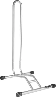 Produktbild von Ausstellungsständer bis 29 Zoll bis 2.6 Reifenbreite silber breiter Ständer