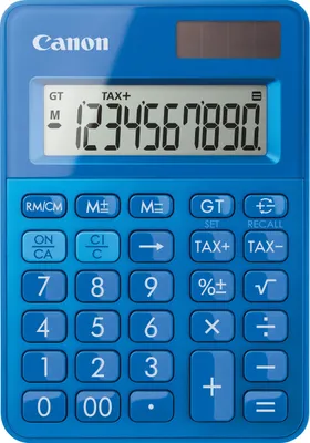Produktbild von Canon LS 100K MBL Mini-Tischrechner blau