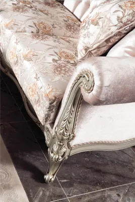 Immagine prodotto di Divano rosa barocco rococò a due posti divano in velluto divani francesi classici