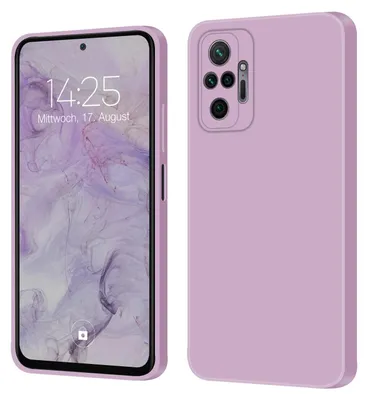 Produktbild von Hülle für Xiaomi Redmi Note 10 Pro Case Cover Bumper Smartphone Softgrip Schutzhülle Farbe: Lila