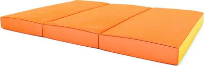 Produktbild von idealfit klappbare Turnmatte 3-teilig orange 150x100x10cm ,IFA-90
