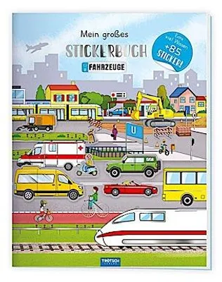 Produktbild von TRÖTSCH - Stickerbuch Mein großes Stickerbuch Fahrzeuge
