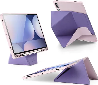 Produktbild von Schutzhülle mit Klappe für Galaxy Tab S10 Plus / S9 FE Plus / S9 Plus, Dux Ducis Vers, Rosa