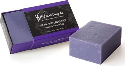 Produktbild von The Highland Soap Company Seife Highland Lavender 190g