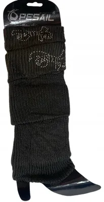 Produktbild von Pesail Damen Beinwärmer Legwarmer weiß mit Strasssteinen