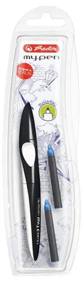 Produktbild von Herlitz Tintenroller my.pen, Schwarz/Weiß