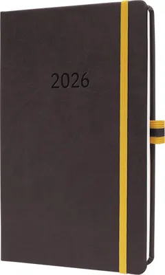 Image de sigel Calendrier livre Linescape 2026 env. A5 gris foncé