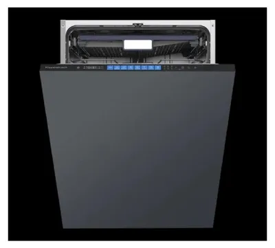 Küppersbusch 60 cm Geschirrspüler mit XL Innenraum, 8 Programmen, 7 Sonderfunktionen und Flexscharnier G6594.0v Frontansicht geöffnet