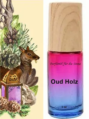 Produktbild von GKA Parfüm Roll-On gefüllt mit reinem Parfümöl Oud Holz Parfüm Roller RollOn Duftroller Parfümroller