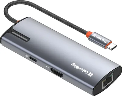 Produktbild von ColorWay 6-in-1 Docking Station | CW-HUB02 | 100 W