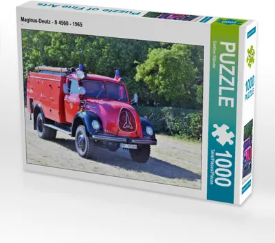 Produktbild von CALVENDO Puzzle Magirus-Deutz - S 4500 - 1965 | 1000 Teile Lege-Größe 64x48cm Foto-Puzzle für glückliche Stunden