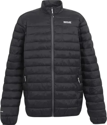 Produktbild von Regatta Herren Hillpack II isolierte Steppjacke leicht Packbar ohne Kapuze RMN240 : S : schwarz Farbe: schwarz Größe: S