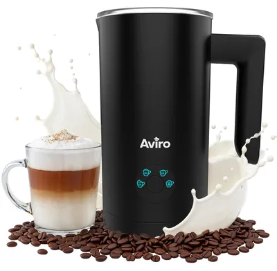 Produktbild von Aviro Milchaufschäumer mit Ausgießer – elektrisch – 300 ml – 4-in-1 – Milchaufschäumer – Milchschläg