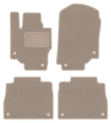 Imagen del producto de Alfombrillas de moqueta para Mercedes GLE W167 2019- (SUV) – juego de 4 piezas, beige, a medida – Wielganizator LUX