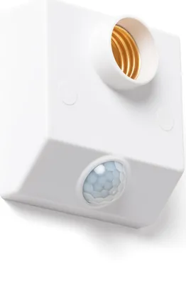 Produktbild von Bewegungs- und Dämmerungssensor PIR 360º Wandmontage für Glühbirnen E27 Weiß
