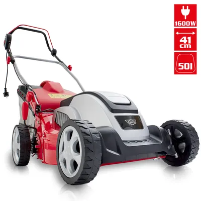 Produktbild von HECHT Rasenmäher Elektro 1641 | 41 cm Schnittbreite | 1600 W | Mulchkit | 50 L Fangkorb