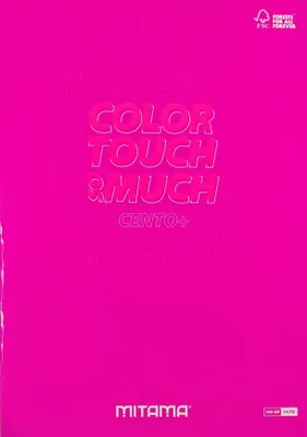 Obrázek produktu pro Sešit "Color Touch", A4+, linkovaný, 52+2 listů, růžová, MITAMA 62172-90123