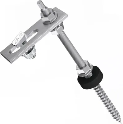 Produktbild von 4 Module Montageset Stockschraube 20cm Hammerkopf 17,3