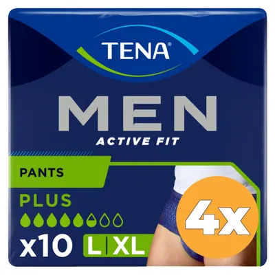 Produktbild von 4x Tena Men Active Fit Plus Large/XL (10 stuks)