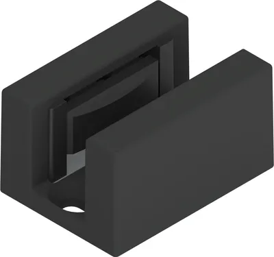 Produktbild von HELM Bodenführung SmartGuide G spielfrei für Glas 8-12,76 mm schwarz matt