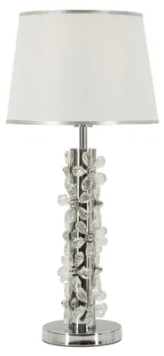 Produktbild von Mauro Ferretti Tischleuchte Flower Silber Ø 35x74 cm