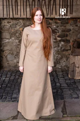 Produktbild von Mittelalter Kleid Typ Unterkleid Freya Hanf XL