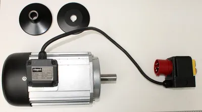 Produktbild von Scheppach elektrische Ausrüstung Motor | 400V/50Hz P1 4.5kW / P2 3,4kW | Original Ersatzteil für Wippkreissäge HS720, HS730, WS700, SB710