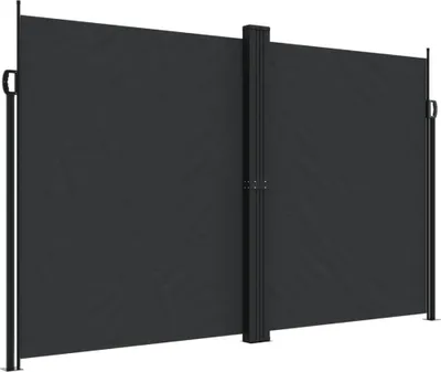 Immagine prodotto di Tenda da Sole Laterale Retrattile Nera 200x600 cm