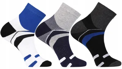 Produktbild von Moraj Herren Kurze Socken Baumwolle Mehrfarbig 3er-Pack