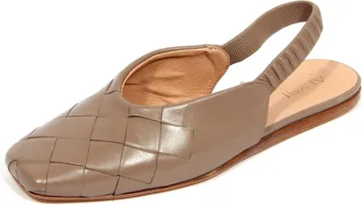 Produktbild von H3284 ballerina donna ALYSI woman leather flats shoes brown