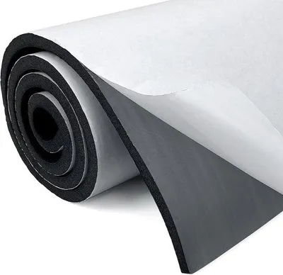 Produktbild von Neopren-Schaumstoffplatte, 300 mm - Selbstklebend - Schallisolierung - Ideal zur Schwingungsdämpfung