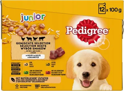 Immagine prodotto di Pedigree Karma dla psa Junior Wybór smaków w galaretce mokra 12 x 100 g