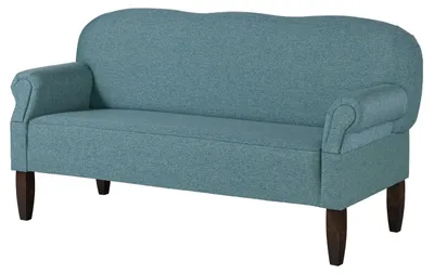 Produktbild von MASSIVMOEBEL24.DE Küchensofa Webstoff 188x78x97 blau EDINBURGH