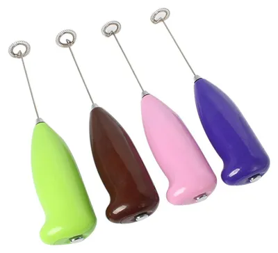 Productafbeelding van Elektrische melkschuimer - Handmatig bedienbaar apparaat voor het maken van melkschuim - 21,5 x 5 x 3,3 cm