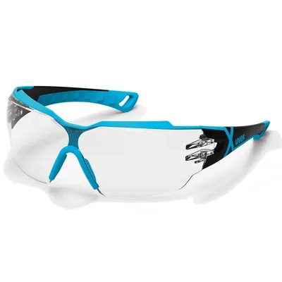 Image de Uvex 9198256 Schutzbrille/Sicherheitsbrille Blau - Schwarz (9198256)