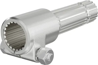 Immagine prodotto di Albero cardanico, boccola PTO 160 mm con supporto albero scanalato 1 3/8" Z21 per albero di uscita 1 3/8" Z21 trattore