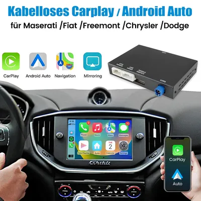 Obrázok produktu pre Bezdrôtový modul Carplay Android Auto Upgrade Kit Für Maserati/Fiat/Freemont/Chrysler/Dodge